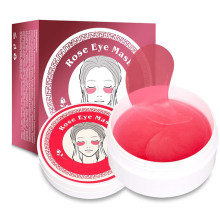 Beauty Under Eye Parches Mascarilla hidratante de colágeno rosa reafirmante para ojos